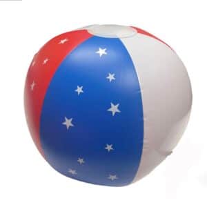 Custom 16" Beach Ball w/Multi-Colored or Patriotic Panels