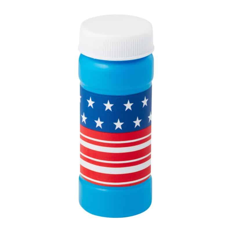 Custom 2 Oz. Patriotic Bubbles Imprinted Cap - 1