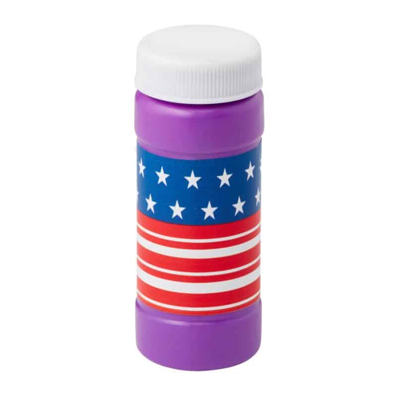 Custom 2 Oz. Patriotic Bubbles Imprinted Cap - 5