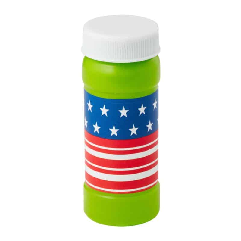 Custom 2 Oz. Patriotic Bubbles Imprinted Cap - 7