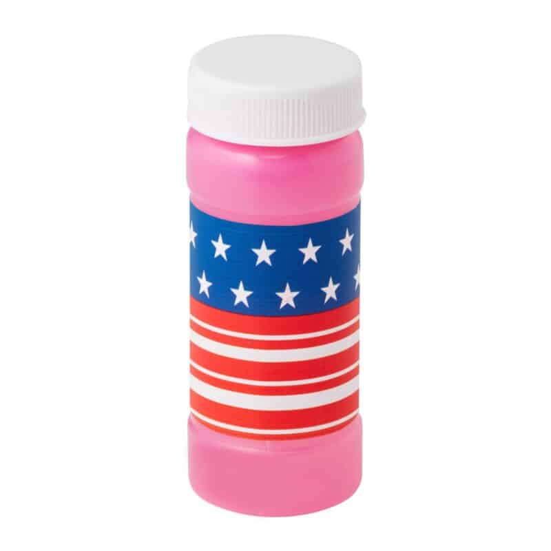 Custom 2 Oz. Patriotic Bubbles Imprinted Cap - 9