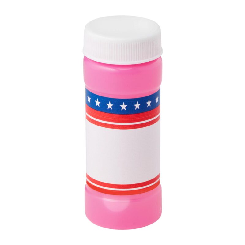 Custom 2 Oz. Patriotic Bubbles w/Full Color Digital Label - 9