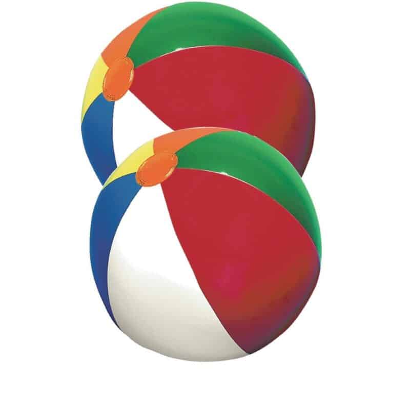 Custom 24" Beach Ball w/Multi-Colored or Patriotic Panels - 2