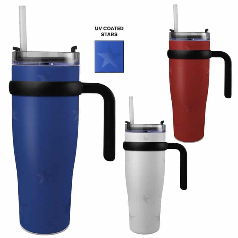 Custom 30 Oz. Recycled Stars Tumbler - 1
