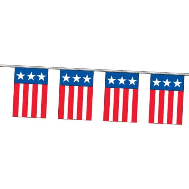 Custom 30' Yankee Doodle Pennant (9" x 12")