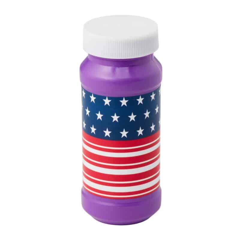 Custom 4 Oz. Patriotic Bubbles Imprinted Cap - 1