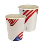 Custom 5 oz Full Color Patriotic Paper Cup - 1