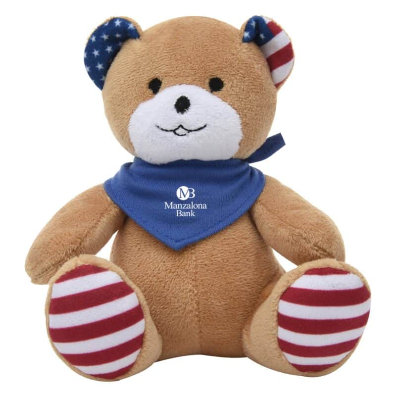 Custom 6" Patriotic Bear - 8