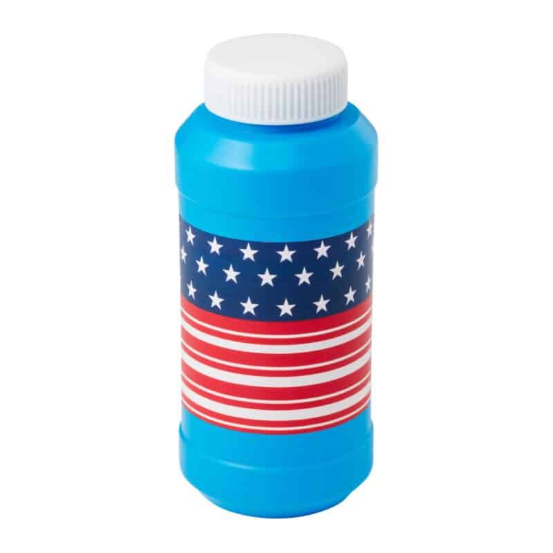 Custom 8 oz. Patriotic Bubbles Imprinted on Cap - 1