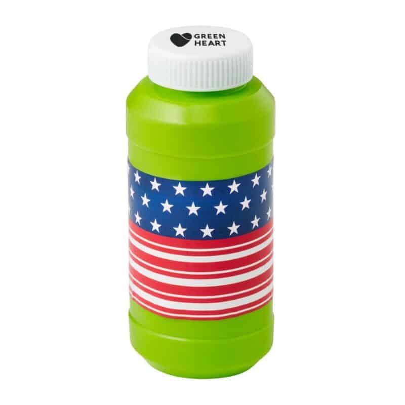 Custom 8 oz. Patriotic Bubbles Imprinted on Cap - 4