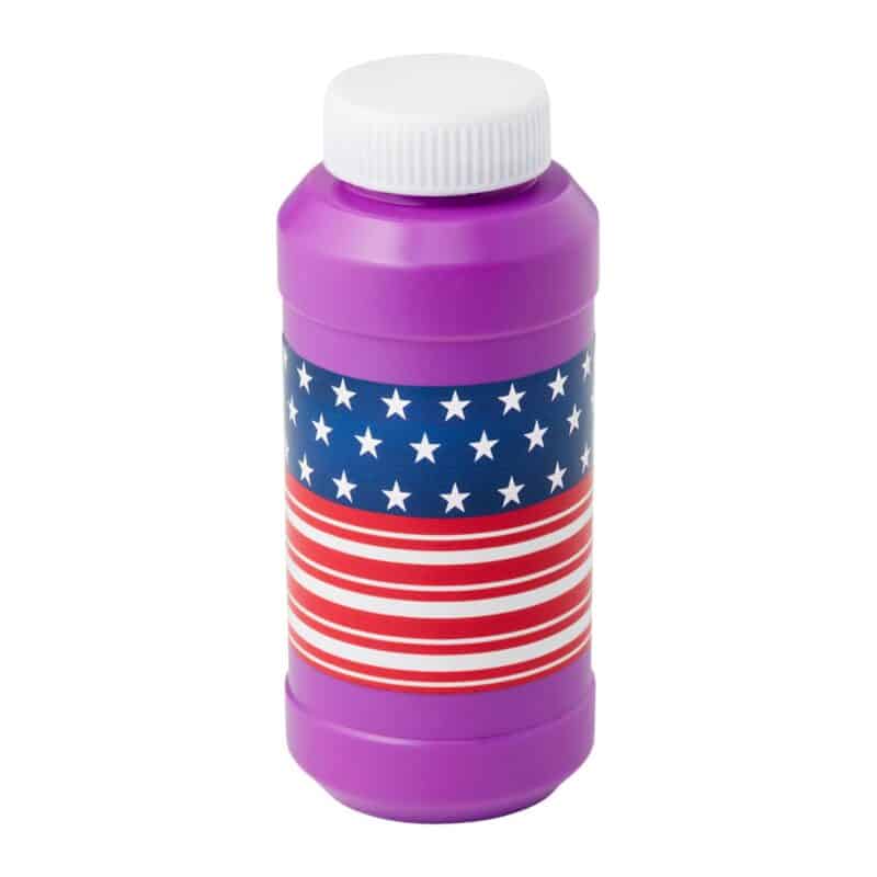 Custom 8 oz. Patriotic Bubbles Imprinted on Cap - 7