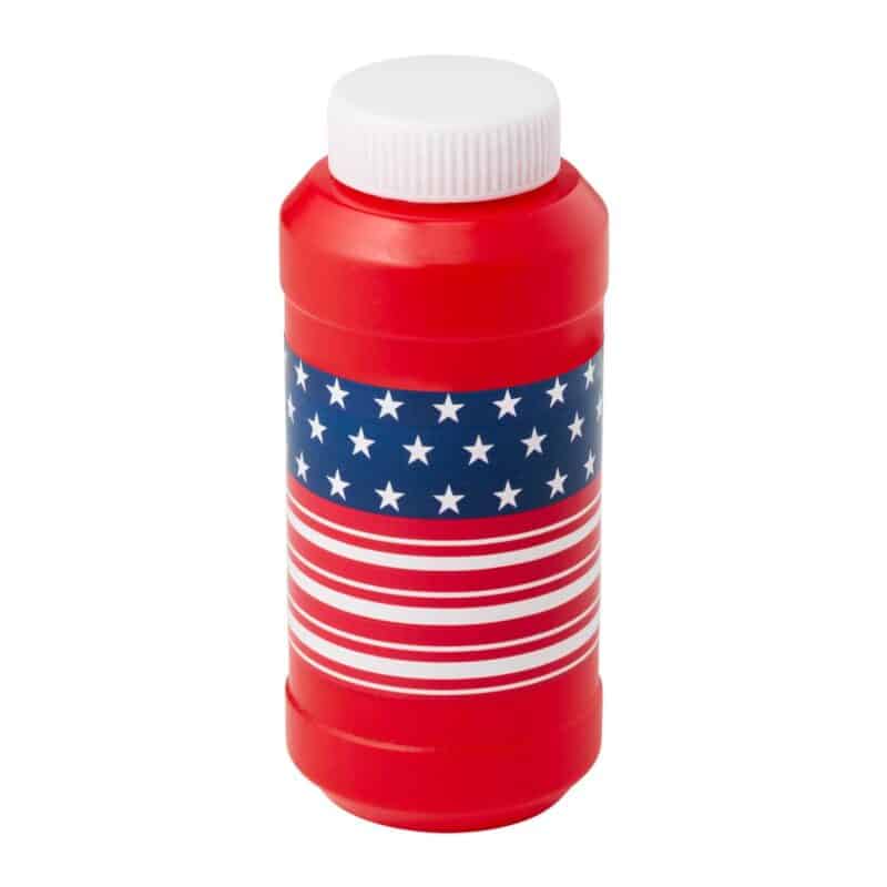 Custom 8 oz. Patriotic Bubbles Imprinted on Cap - 9