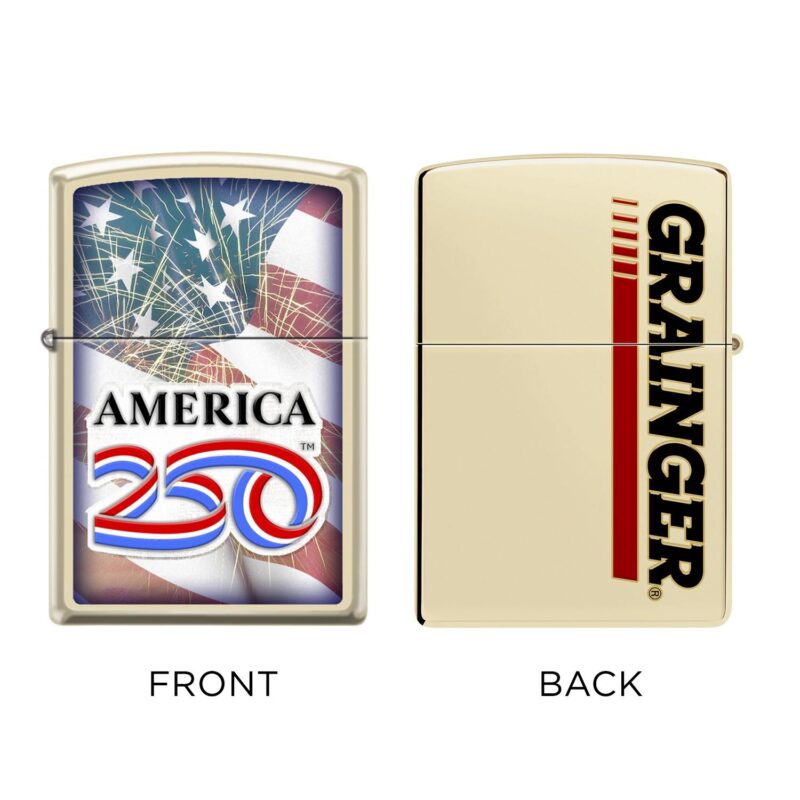 Custom America250 Classic Champagne Zippo® Windproof Lighter