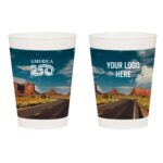 Custom America250™ 10 Oz. Full Color Frost Flex Stadium Cup