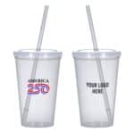 Custom America250™ 22 Oz. Sunsplash Single Wall Tumbler