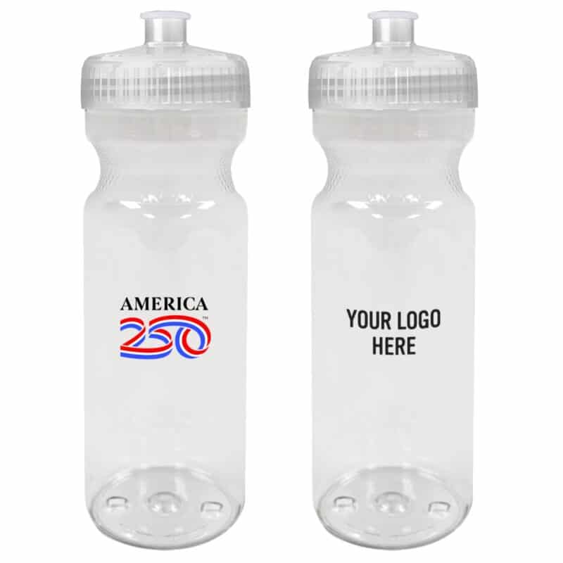 Custom America250™ 28 Oz. Poly-clear™ Fitness Bottle