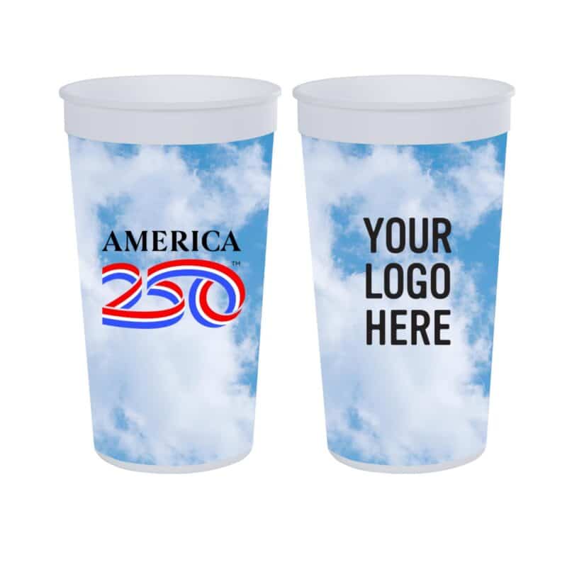 Custom America250™ 32 Oz. Full Color Big Game Stadium Cup