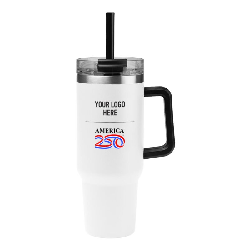 Custom America250™ 40 Oz. Full Color Intrepid Stainless Steel Tumbler