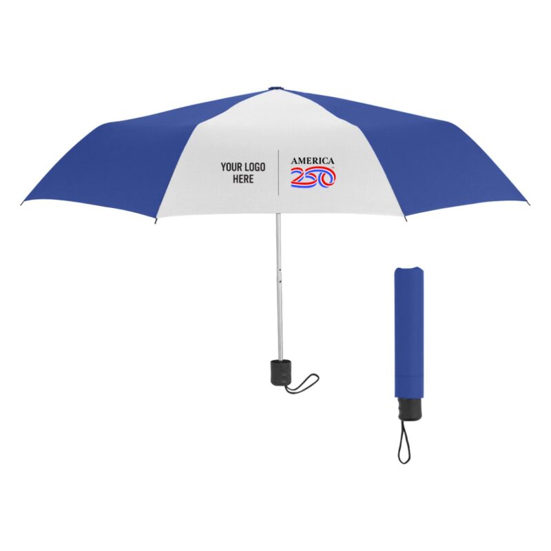 Custom America250™ 42" Arc Budget Telescopic Umbrella