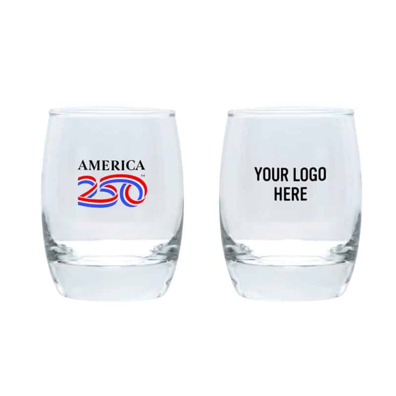 Custom America250™ 6 Oz. Full Color Whiskey Glass