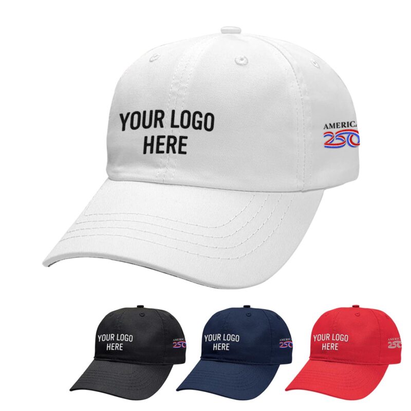 Custom America250™ 6 Panel Unstructured Cap