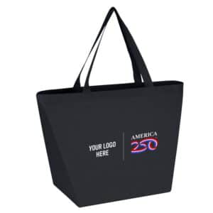 Custom America250™ Non-woven Budget Shopper Tote Bag