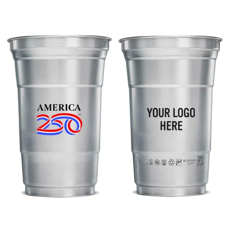 Custom America250™ Top Cup By Ball™ 20 Oz. Aluminum Cup