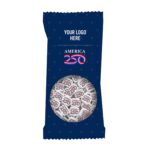 Custom America250™ Zagasnacks™ Pack Promo Bag With Printed Mints - 5"