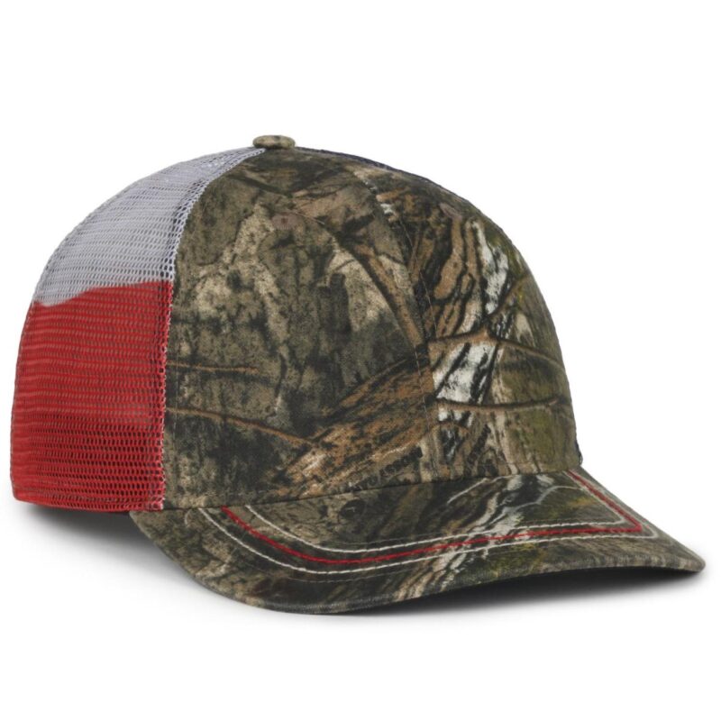 Custom American Flag Camo Cap w/Mesh Back - 2