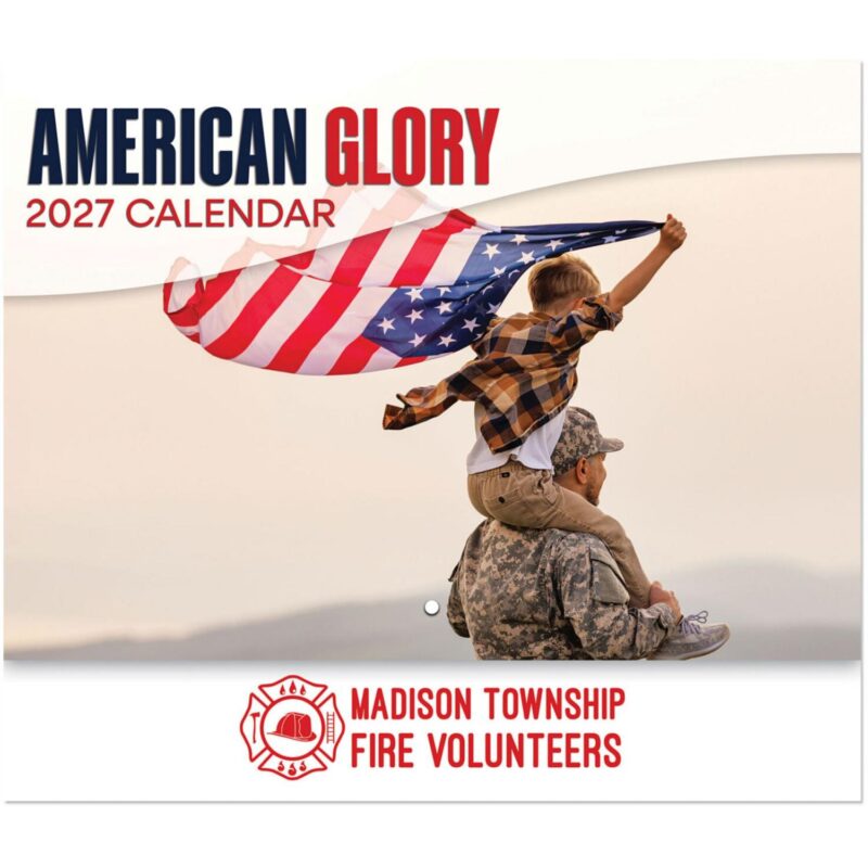Custom American Glory Stapled Wall Calendar - 1