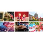Custom American Glory Stapled Wall Calendar - 3