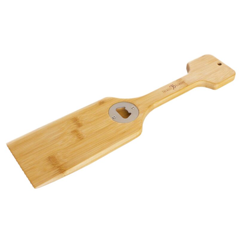 Custom BBQ Grill Scraper w/Bottle Opener - 1