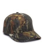 Custom Camouflage Cap w/Woven Flag - 1