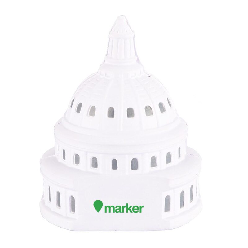 Custom Capitol Dome Shape Stress Ball.