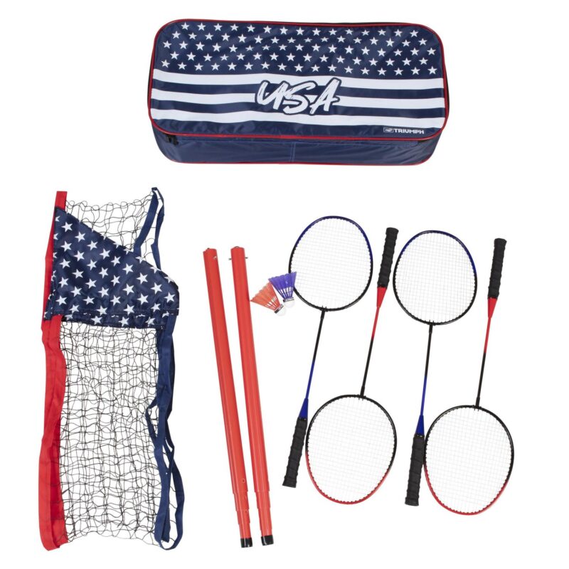 Custom Escalade Sports Triumph Sports - Patriotic Portable Badminton