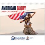 Custom Full Color American Glory Spiral Wall Calendar - 1