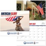 Custom Full Color American Glory Spiral Wall Calendar