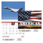 Custom Good Value™ American Armed Forces - Stapled Calendar