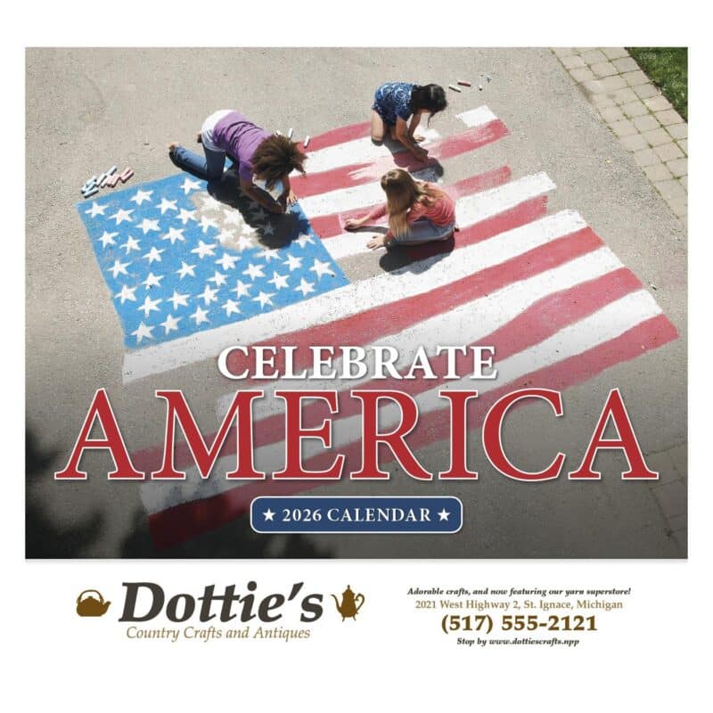 Custom Good Value™ Celebrate America - Stapled Calendar - 2