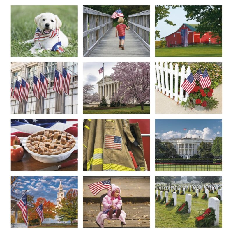Custom Good Value™ Celebrate America - Window Calendar - 7