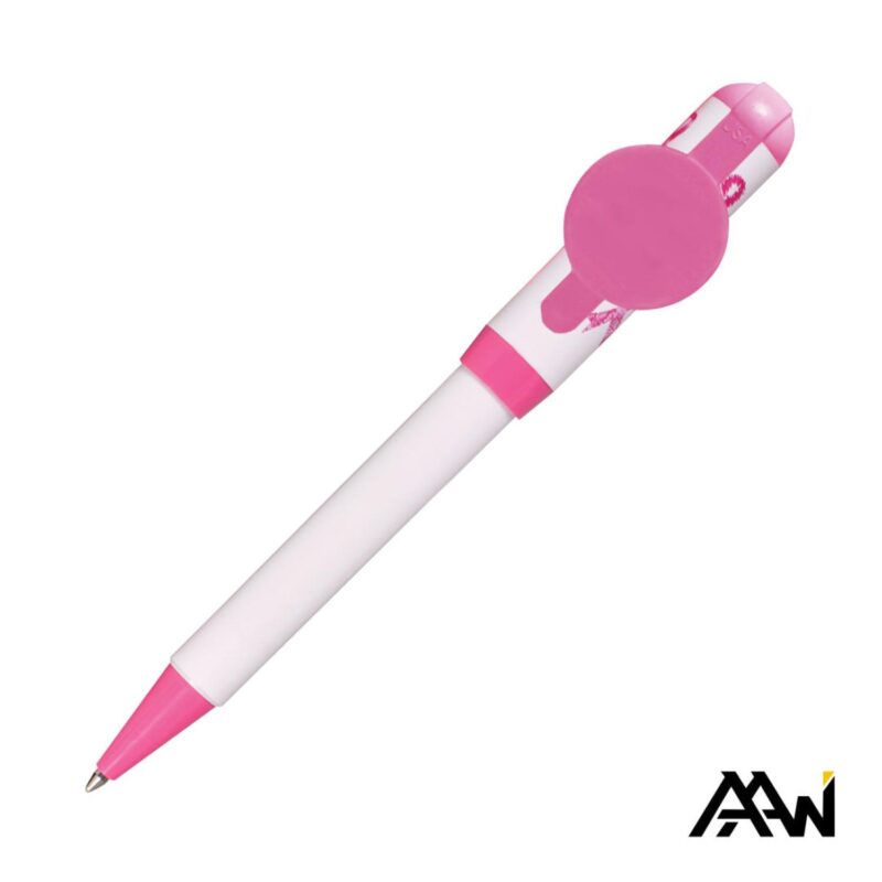 Custom Jumbo QR Billboard Twist Pen - Decorated Cap - 1