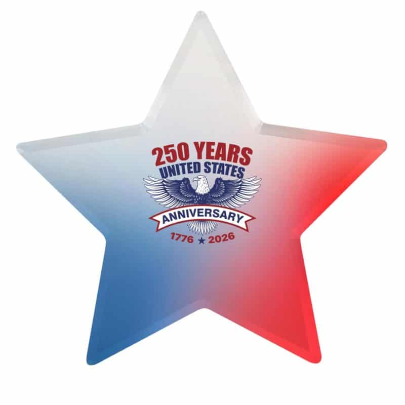 Custom Patriotic Acrylic Star - 1
