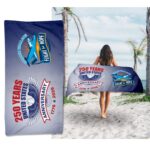 Custom Patriotic Beach Towel
