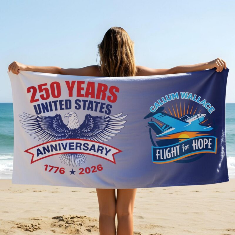Custom Patriotic Beach Towel - 2