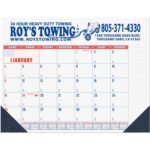 Custom Patriotic Calendar Desk Pad w/1 Color Imprint (21 ¾"x 17") - 3