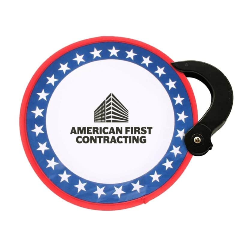 Custom Patriotic Collapsible Fan