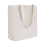 Custom Patriotic Gusseted Cotton Tote - 1