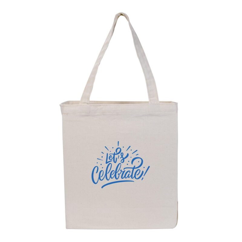 Custom Patriotic Gusseted Cotton Tote