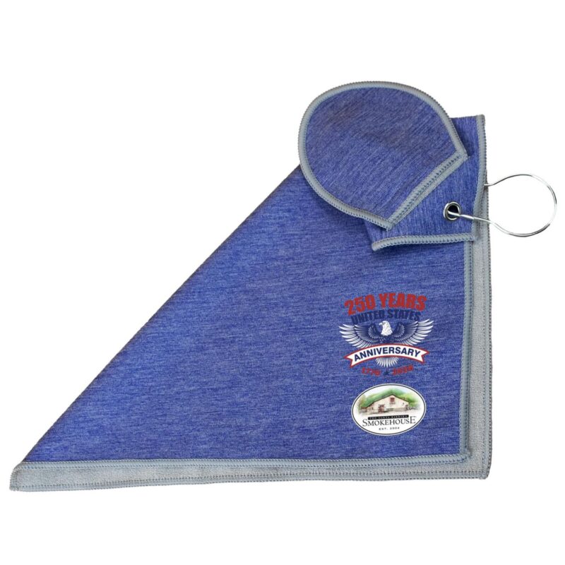 Custom Patriotic Heather Golf Towel - 2