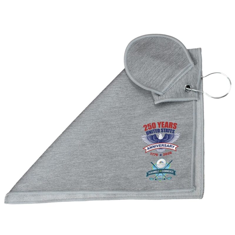 Custom Patriotic Heather Golf Towel - 4